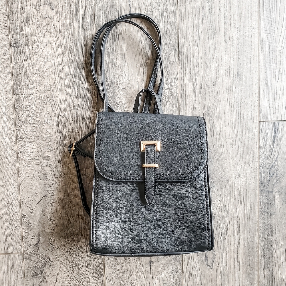 Mini Black Backpack - image 1